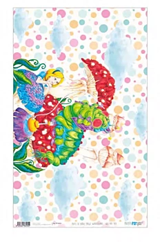 Carta di riso Alice Magic Wonderland PapersForYou 54x33cm
