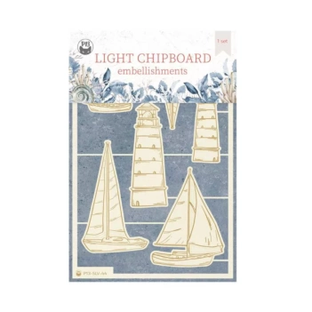 P13 Sea la vie Chipboard Die-Cuts Light 