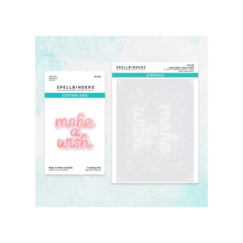 Stanzform + Schablone Make a Wish Confetti Spellbinders