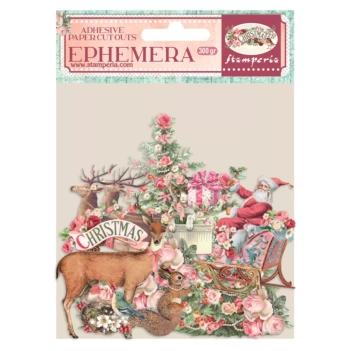 Die-cuts Ephemera Pink Christmas Stamperia
