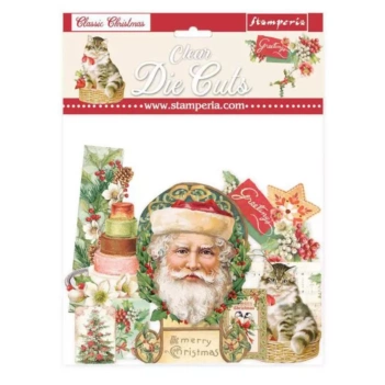 Die-Cuts Clear Classic Christmas Stamperia