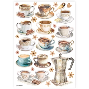 Papel de arroz Libros Best Sellers Stamperia 21x30cm