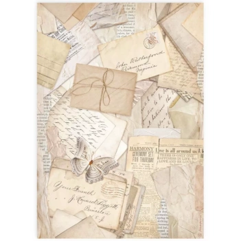 Papel de arroz Carta Best Sellers Stamperia 21x30cm