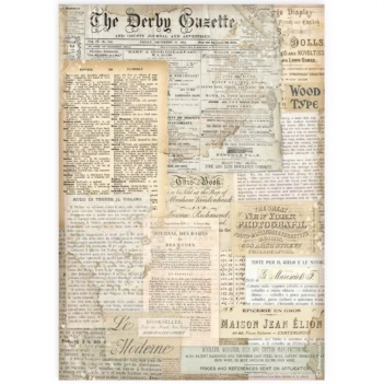 Papel de arroz Música Best Sellers Stamperia 21x30cm