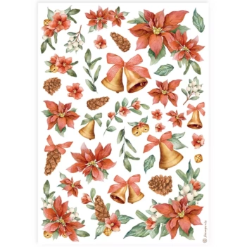 Papel de arroz Santa Claus Classic Christmas Stamperia 21x30cm