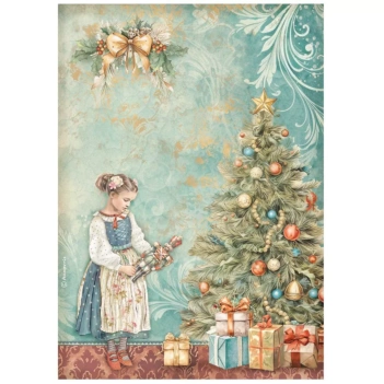 Papel de arroz Reloj The Nutcracker Stamperia 21x30cm