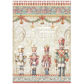 Papel de arroz Árbol de Navidad The Nutcracker Stamperia 21x30cm
