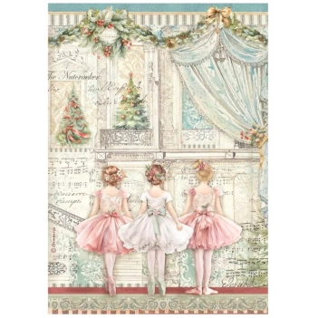 Papel de arroz Soldados The Nutcracker Stamperia 21x30cm