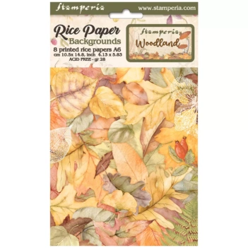 Stamperia Romantic Woodland Rice Paper Pad 10x15cm