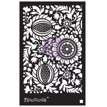 Prima Marketing Schablone Folk Florals 15x23