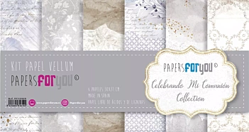 Vellum Paper Kit for Children Celebrating my Communion PapersForYou 30x31cm