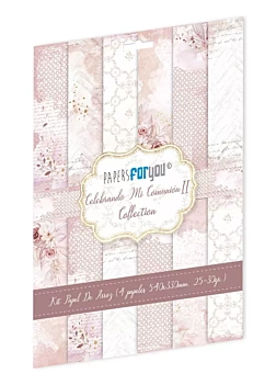 Kit 4 Brown Girl Rice Papers 2 Celebrating my Communion PapersForYou 54x33cm