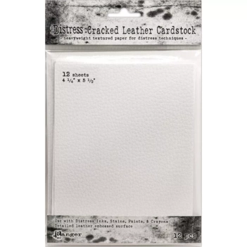 Gescheurde lederen Cardstock Ranger papieren set

