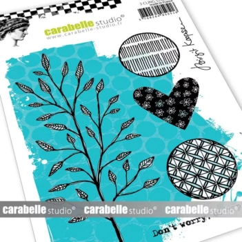 SUPERANGEBOT **40%** Gummistempel Be Happy Carabelle A6
