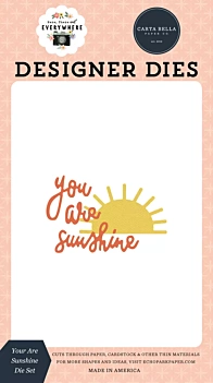 Die Cuts You Are Sunshine Hier, Daar en Overal Carta Bella