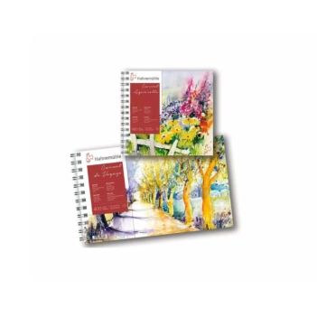 Almofada espiral Carnet de Voyage & Carnet Aquarelle Hahnemühle 400gr/m2