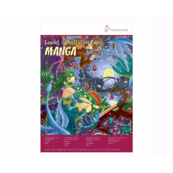 Bloc uni design et illustration Manga Hahnemühle A4 80gr/m2