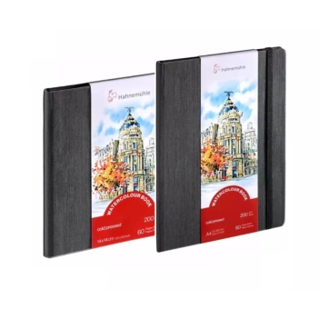 Hahnemühle fine grain watercolor notebook 200gr/m2