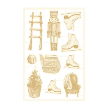 Die-Cuts Light Chipboard The Four Seasons Winter Patines Piateck

