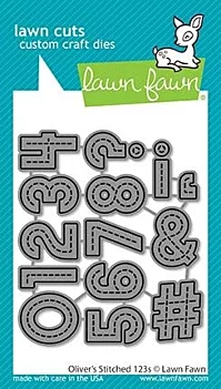 Troqueles Oliver's Stitched ABC's Lawn Fawn