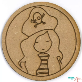 Dolly Medalion Piracki Zestaw + Pin