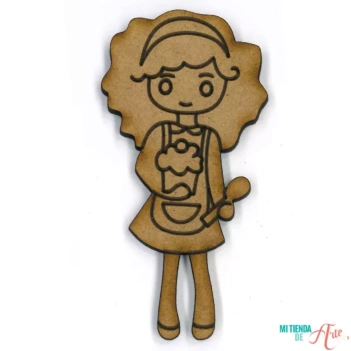 Kit Dolly Pastelera + Prendedor 69