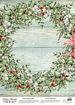Papier Welinowy Christmas Wreath Fabrika Decoru A3