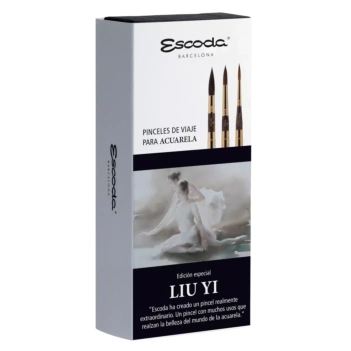 Lot de 3 pinceaux aquarelle Liu Yi Escoda