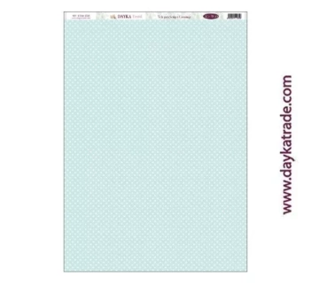 Tela DTXM-2016 Patrón Fondo Puntos Azul Dayka 33x70cm
