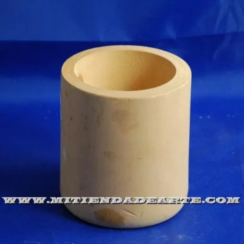 Wooden Cylindric Pencil Case #02