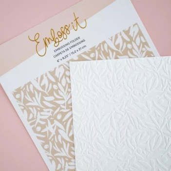 Lora Bailora Emboss It Embossing Folder Olivo 