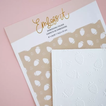 Carpeta de embossing Espiga Emboss it! Lora Bailora