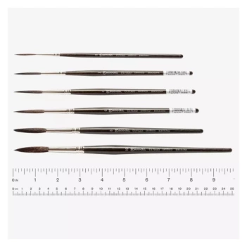 Escoda Round synthetic brush for filleting Last 1533 