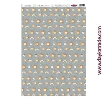 Tecido DTXM-2043 Escrito en las Estrellas Dayka 33x70cm
