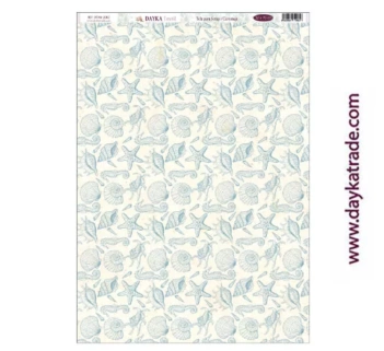 Stof DTXM-2062 Boodschap in een fles Dayka 33x70cm