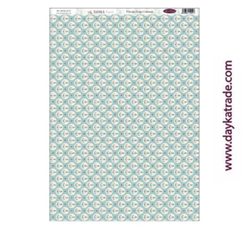 Stof DTXM-2070 Boodschap in een fles Dayka 33x70cm
