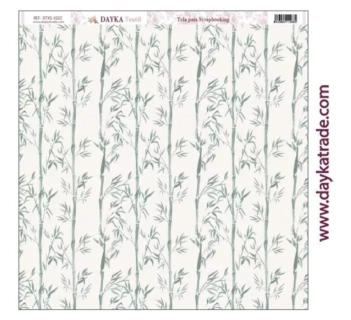 Dayka Stof DTXS-1022 Achtergrond Bamboe 30x30cm