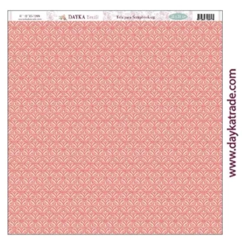 Tela DTXM-2119 Fondo Flores Verde Adorada Navidad Dayka 32x70cm
