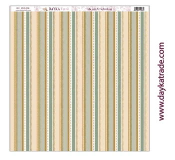 Tela para Decoración Franjas Verticales Dayka 30X30cm

