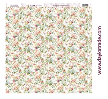 Tessuto Dayka Roses 30x30 cm DTXS-920

