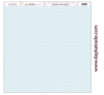 Tecido para Decoração Gingham rosa Dayka 30X30cm
