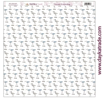 Tessuto per decorazione uccelli Dayka 30x30cm