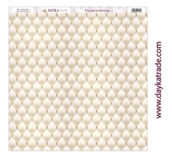Tela Capitoné Beige Dayka 30x30cm DTXS-953