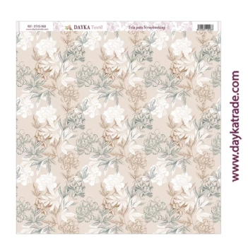 Dayka Fabric Flowers 30x30cm DTXS-968