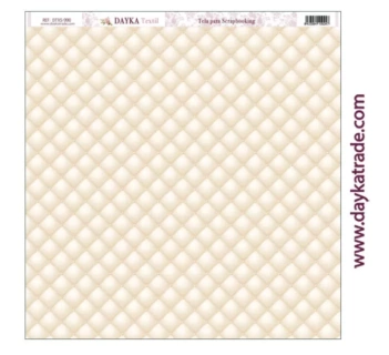 Dayka Hoy Es Mi Día Niña Stof DTXS-990 Beige Capitonné 30x30cm