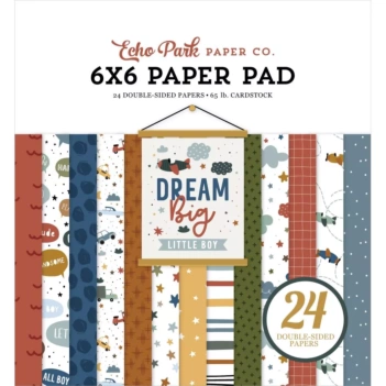 Kit de scrapbooking Dream Big Little Boy Echo Park 15x15cm