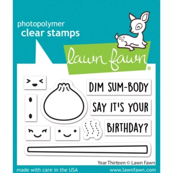 Lawn Fawn Transparante Stempels Year Thirteen 