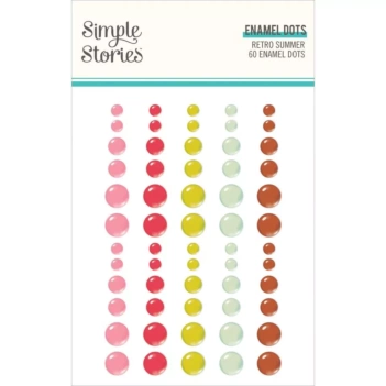 Enamel Dots Retro Summer Simple Stories