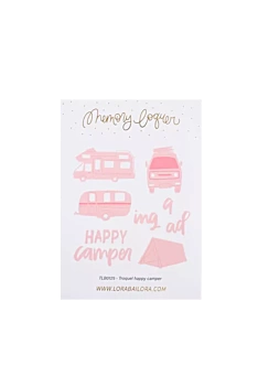 Die Happy Camper Memory Loquer Lora Bailora
