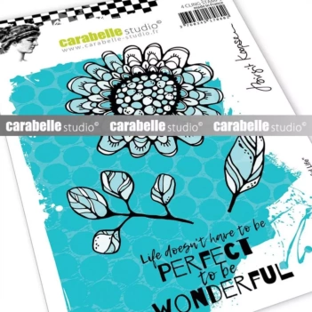 SUPER OFERTA **40%** Carabelle Wonderful Life Rubber Stamp A6